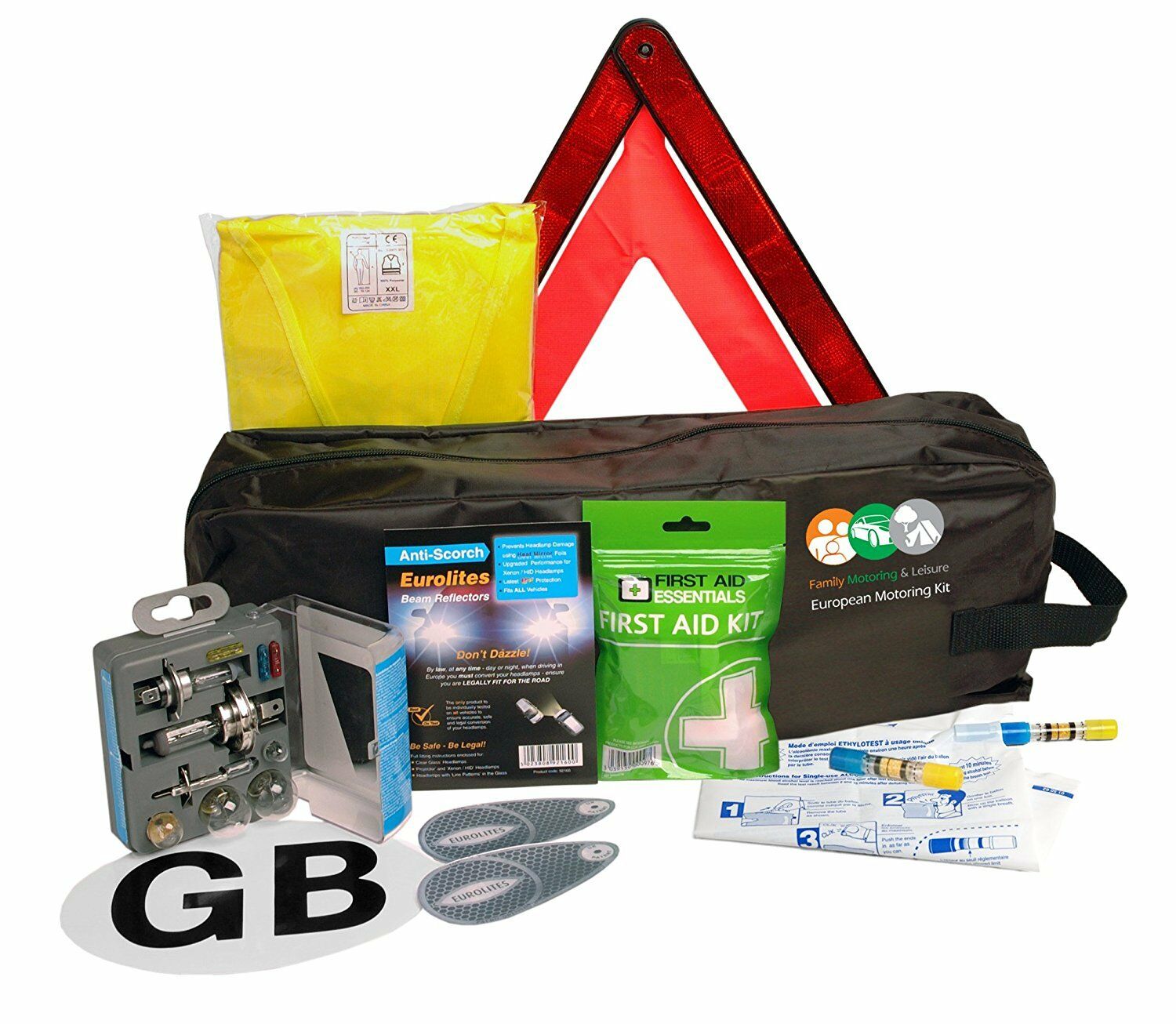 8 Piece European Driving Kit Family Motoring & Leisure