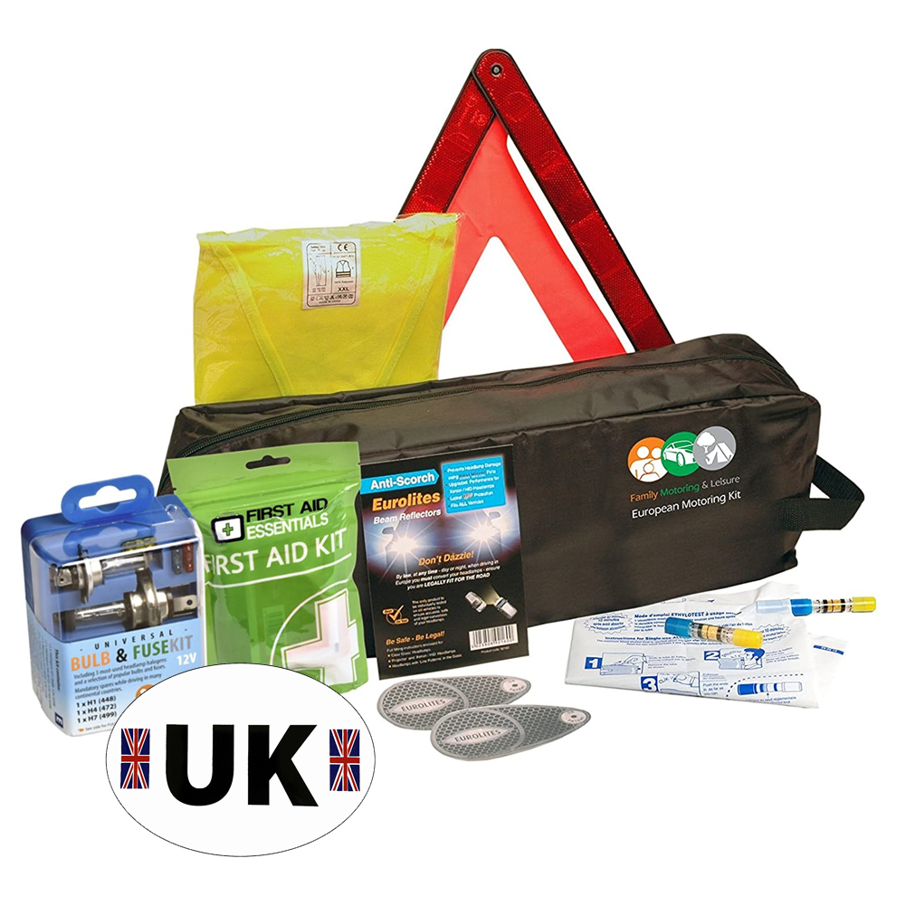 8 Piece European Driving Kit Family Motoring & Leisure